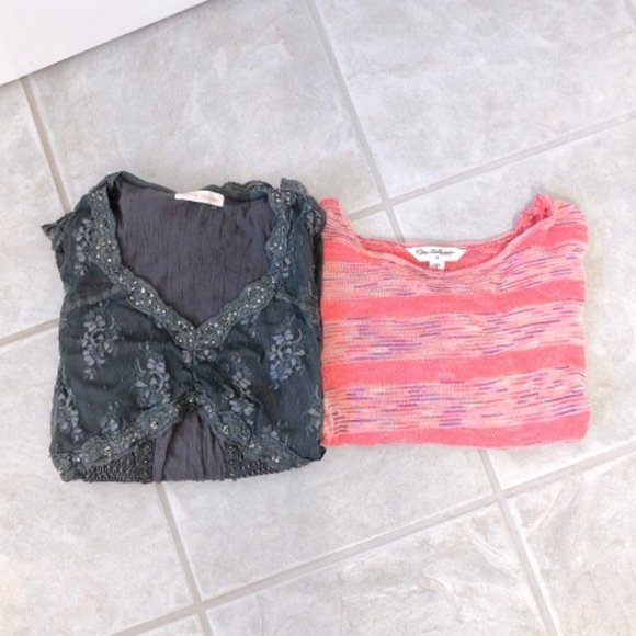 Long Sleeve Top Bundle Grey and Pink - Picture 7 of 9